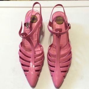 Melissa Plasticodelic Pastel Pink Jelly Sandals